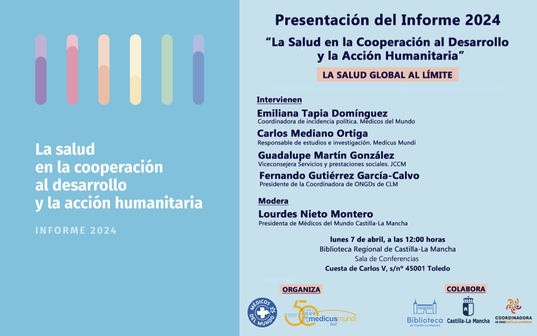Presentación del Informe 2024: “La Salud en la Cooperación al Desarrollo y la Acción Humanitaria